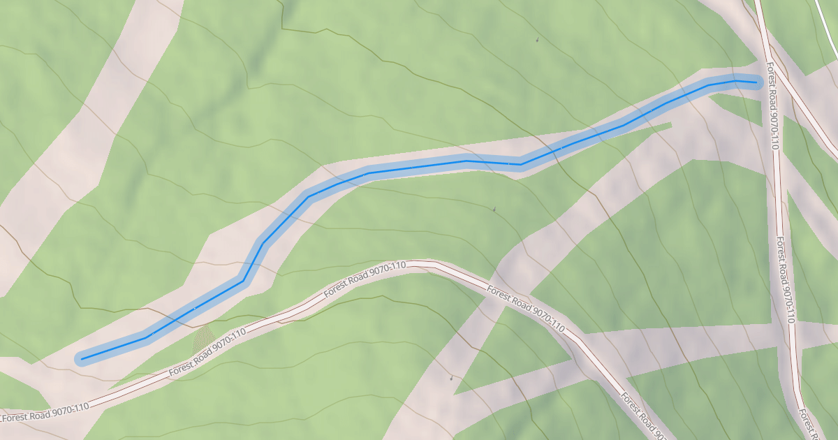 Map preview of Sarrah's Run