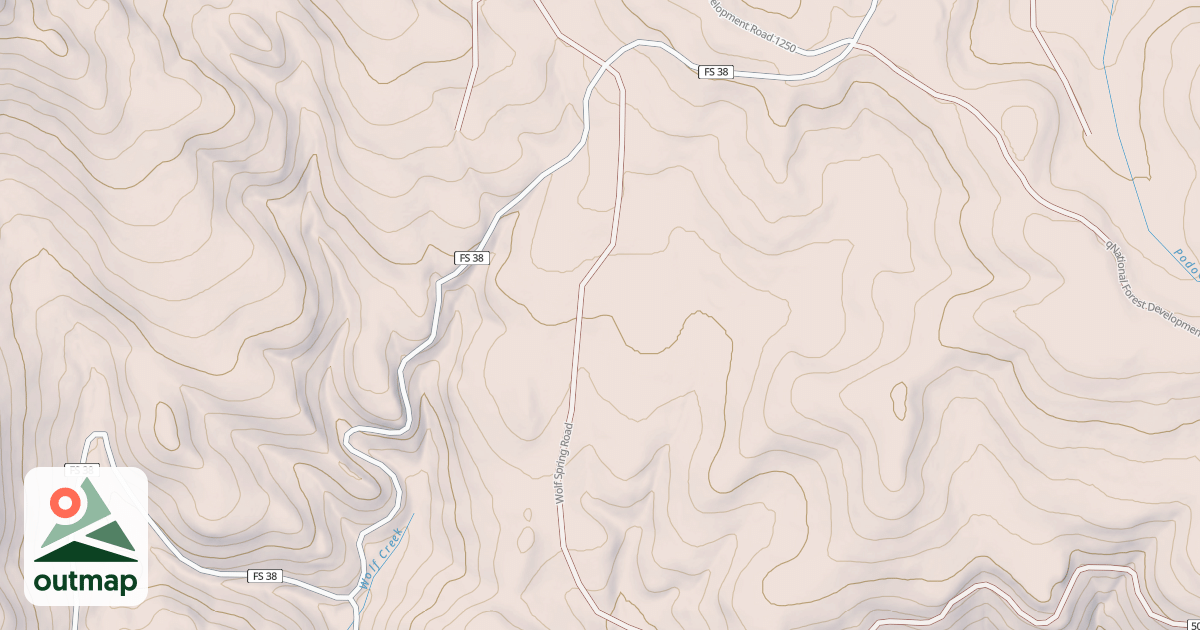 Map of USFS Motor Vehicle Use Map Roads {C23731E1-5B21-4309-A9C3-FF0FF60B1F4E}