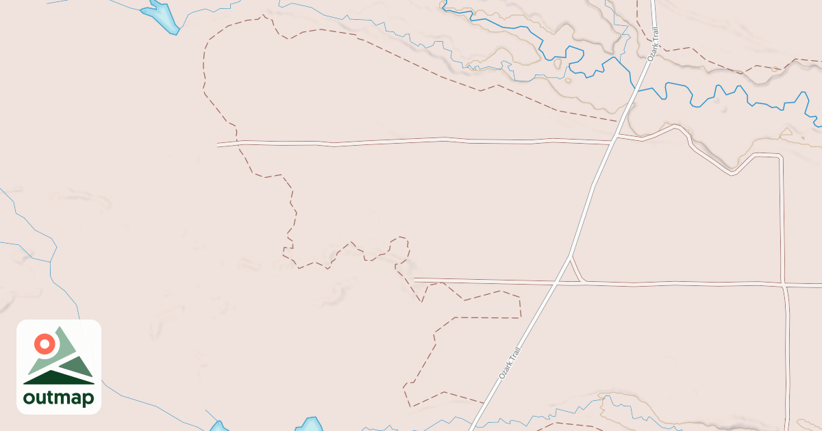 Map of Brevort-trout Lake Motorcycle Trail