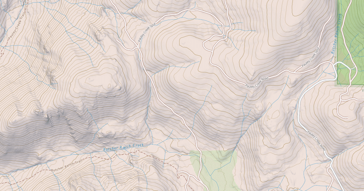 Map preview of Butcher Ranch Ohv
