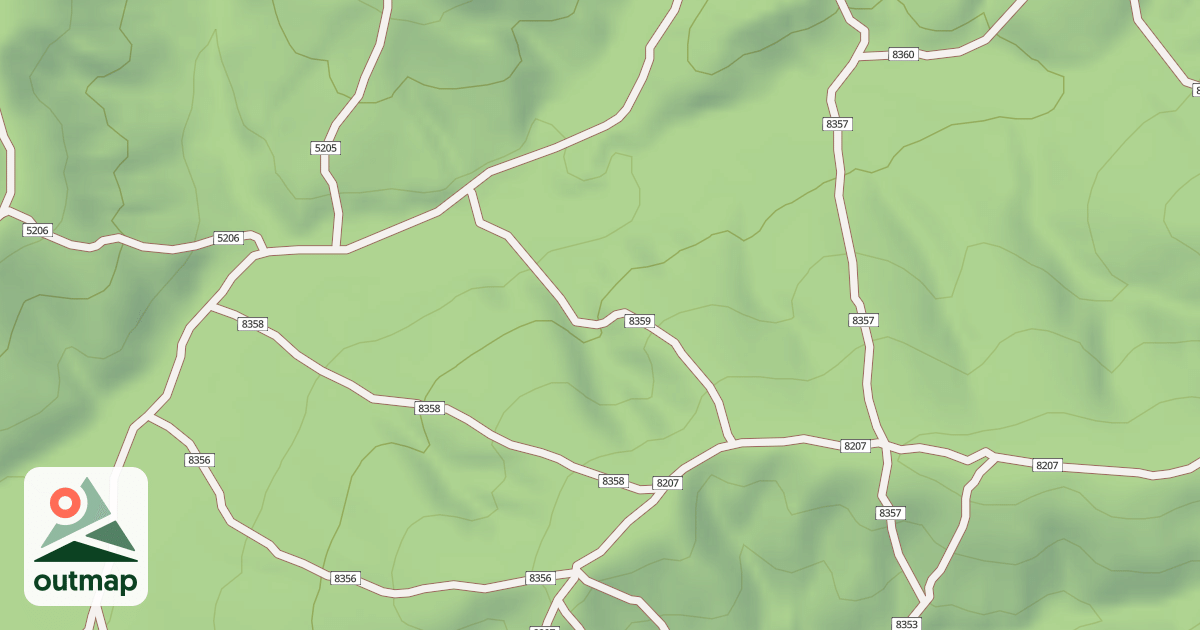 Map of USFS Motor Vehicle Use Map Trails 20018