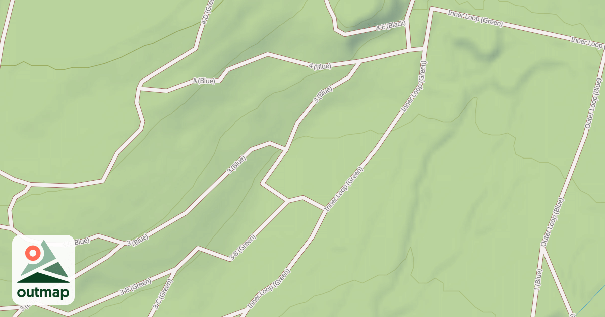 Map of Rock Run ATV Trails