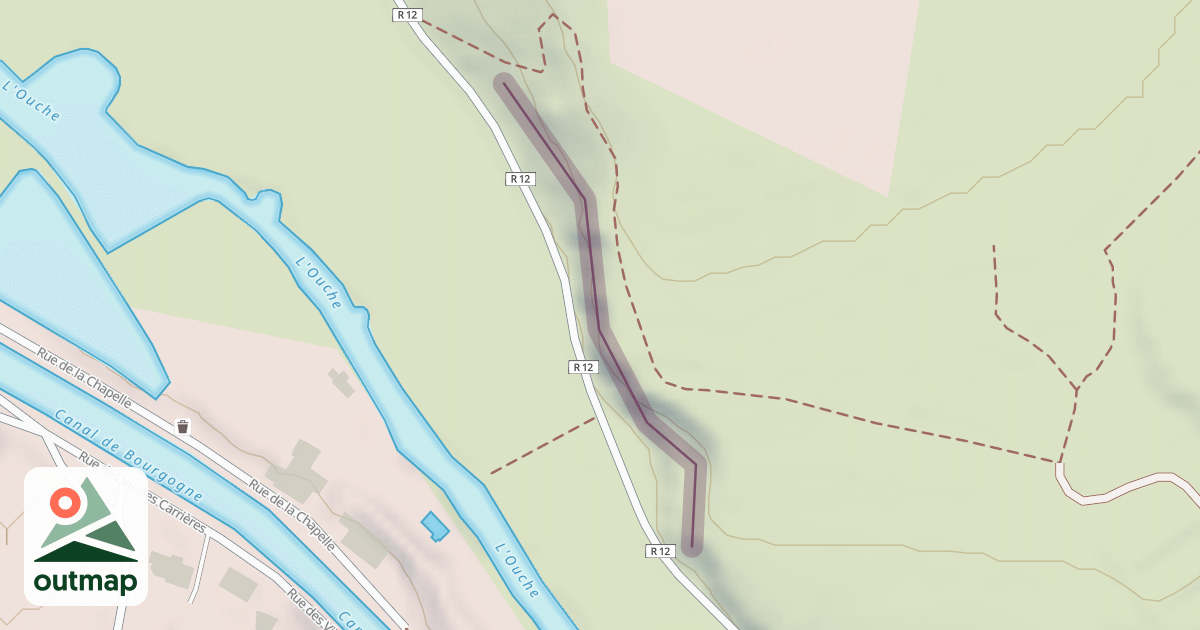 Map of Climbing Crag