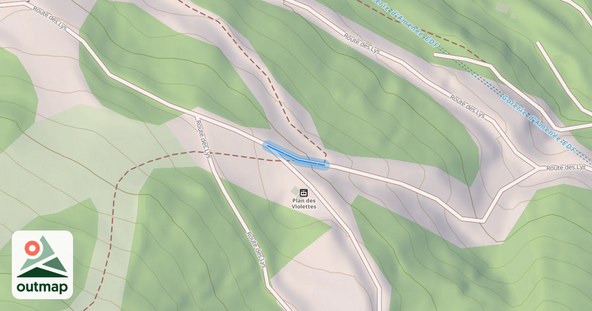 Map of Aiguille Rouge
