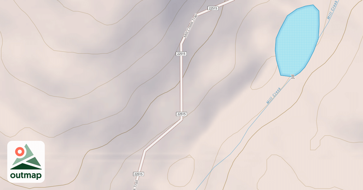 Map of Mill Creek Trail