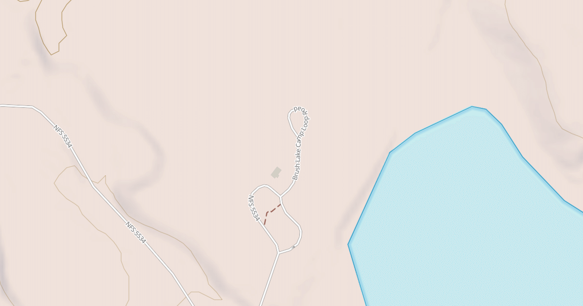 Map preview of BRUSH LK CAMP LOOP