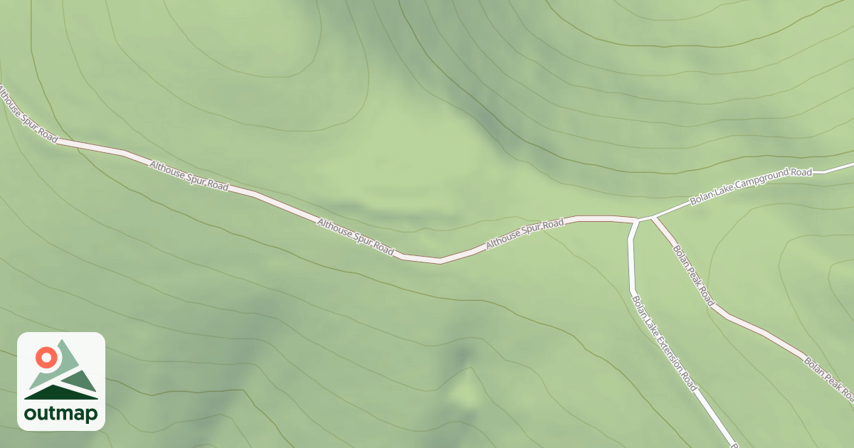 Map of ALTHOUSE SPUR