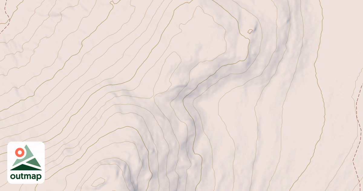 Map of Douglas Mountain Loop 3