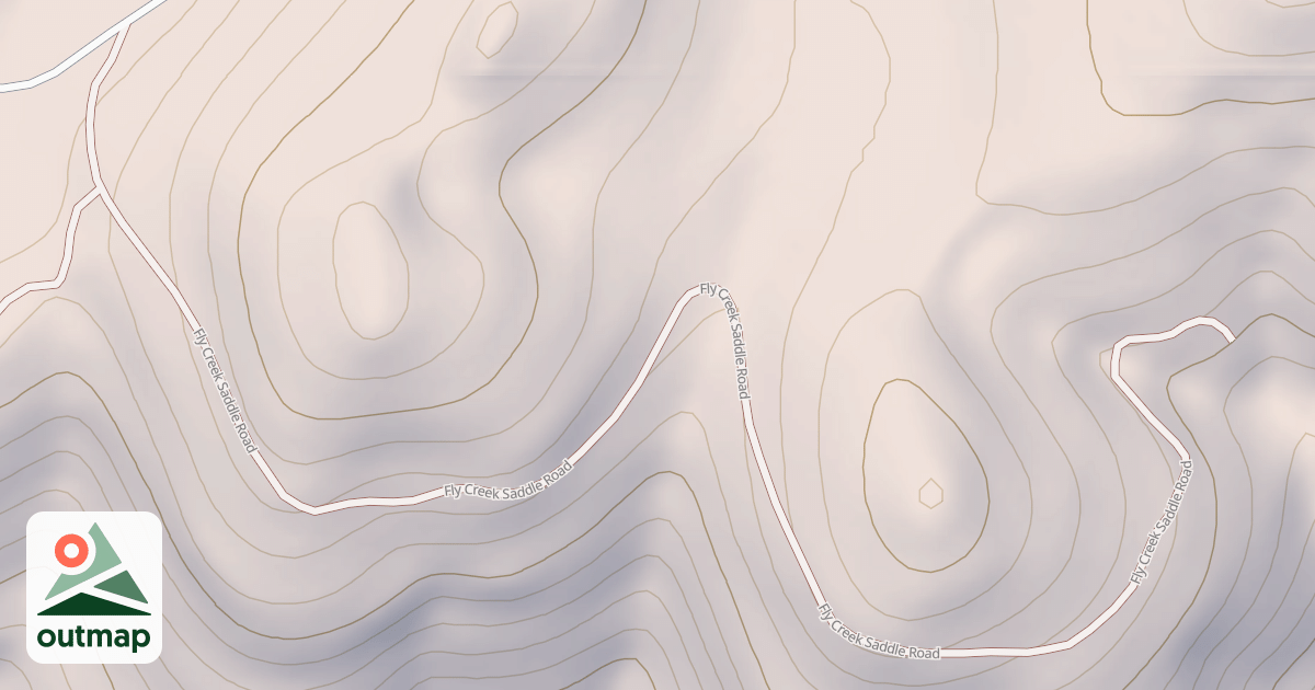 Map of FLY CREEK SADDLE