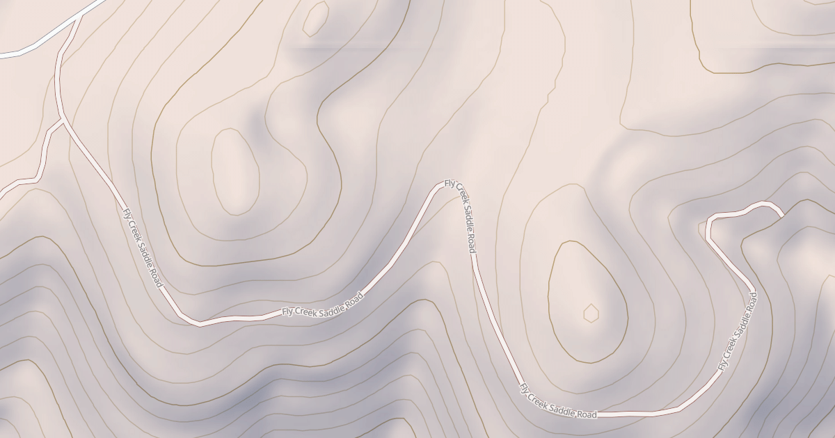 Map preview of FLY CREEK SADDLE