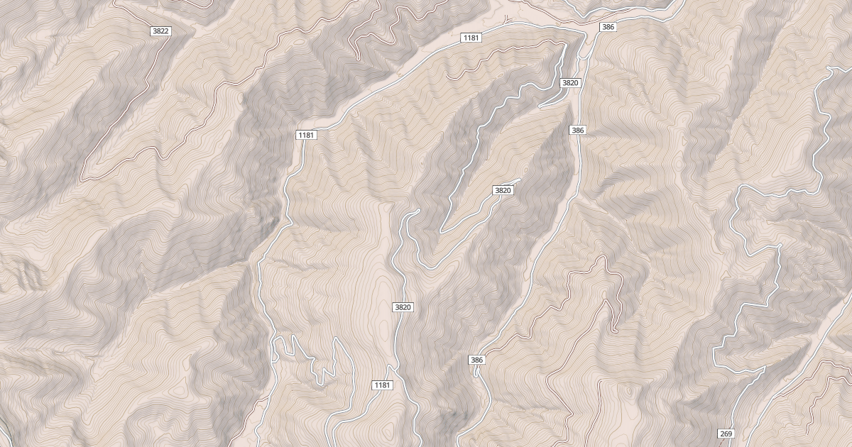 Map preview of MIDDLE FORK BIG CREEK