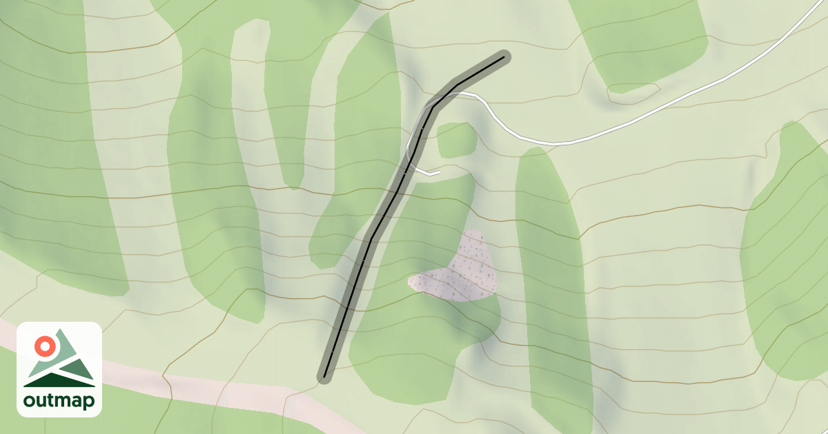 Map of Powder Chute