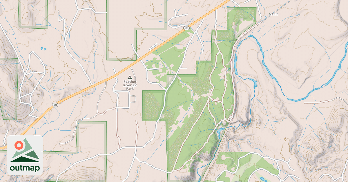 Map of CLAIRVILLE LOOP