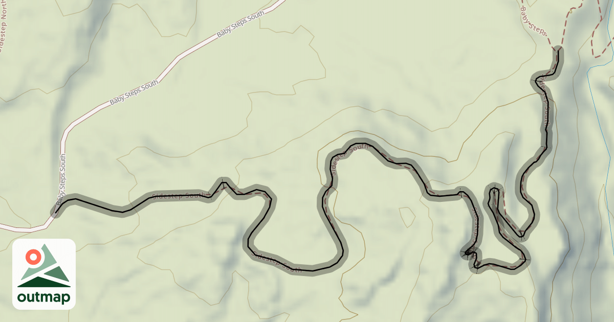 Map of Sidestep South Trail