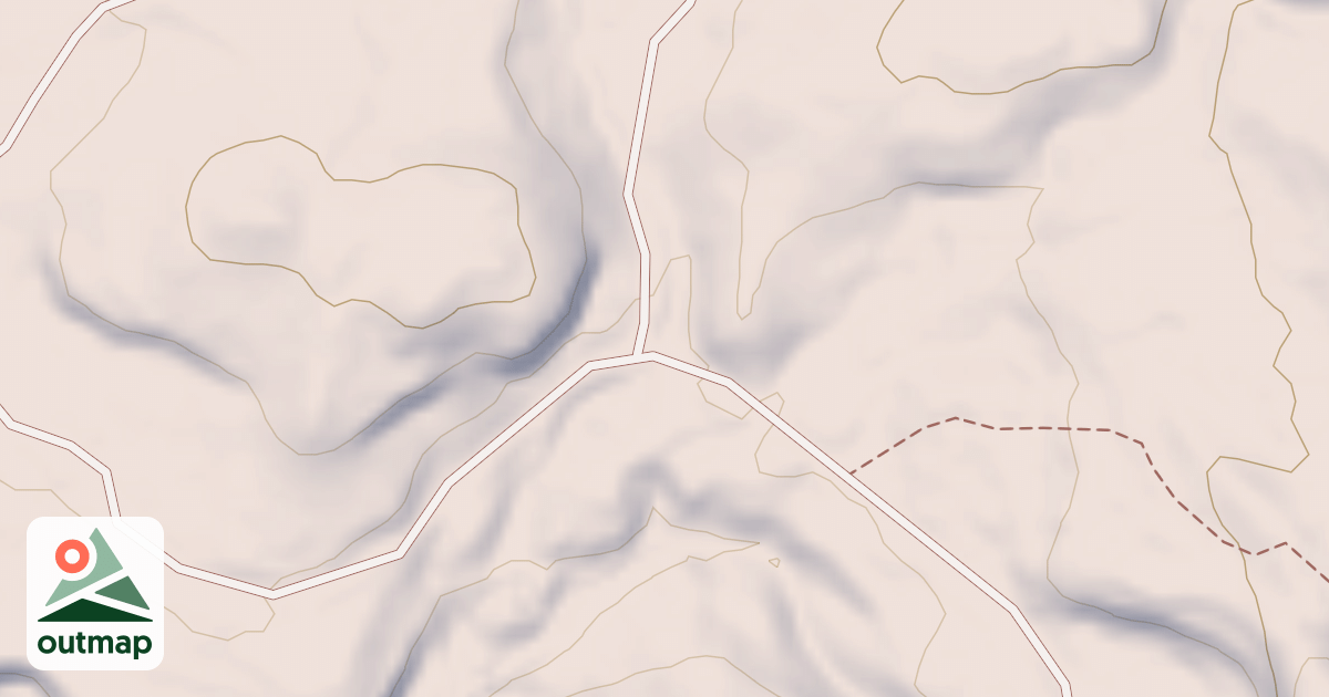 Map of Black Ridge To Kane Creek