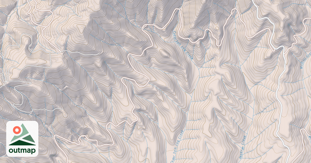 Map of DUTCHMAN PEAK IRON CANYON EA