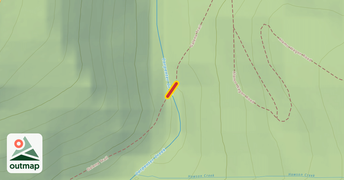 Map of Cable Car