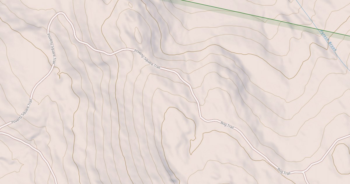 Map preview of Poverty Square Trail