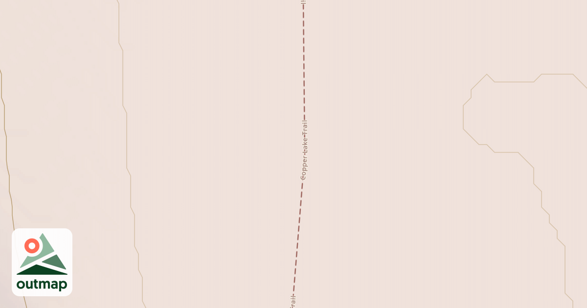 Map of Copper Lake Trail