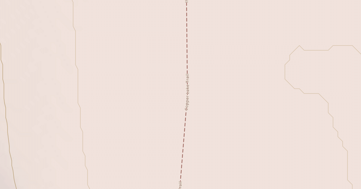 Map preview of Copper Lake Trail