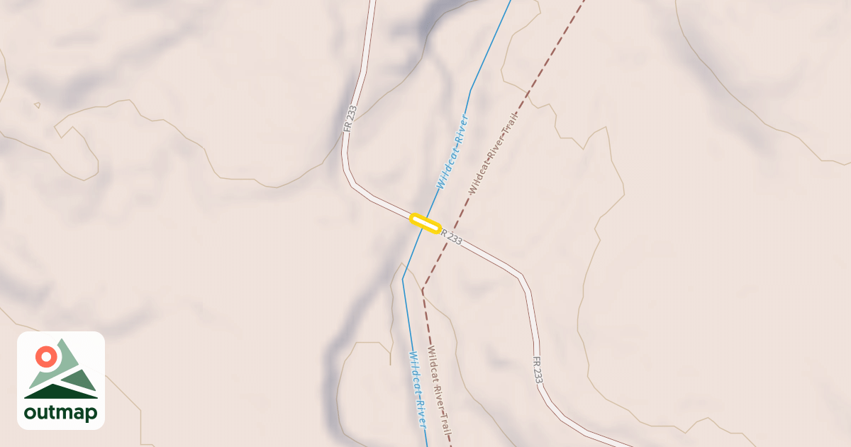 Map of FR 233