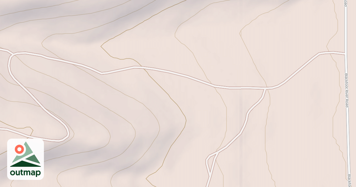 Map of DANIALS DRAW