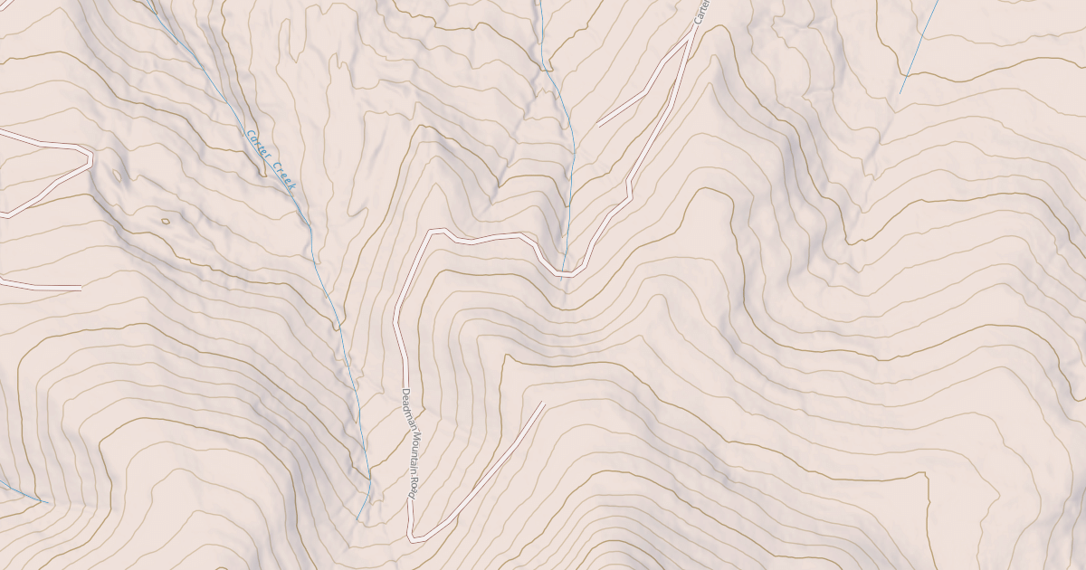 Map preview of DEADMAN MOUNTAIN