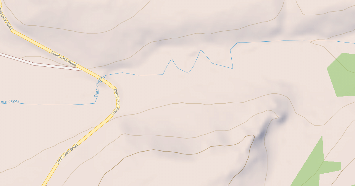 Map preview of LOWER SLATE CREEK