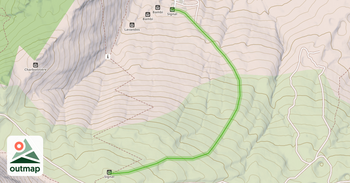 Map of Les Campanules