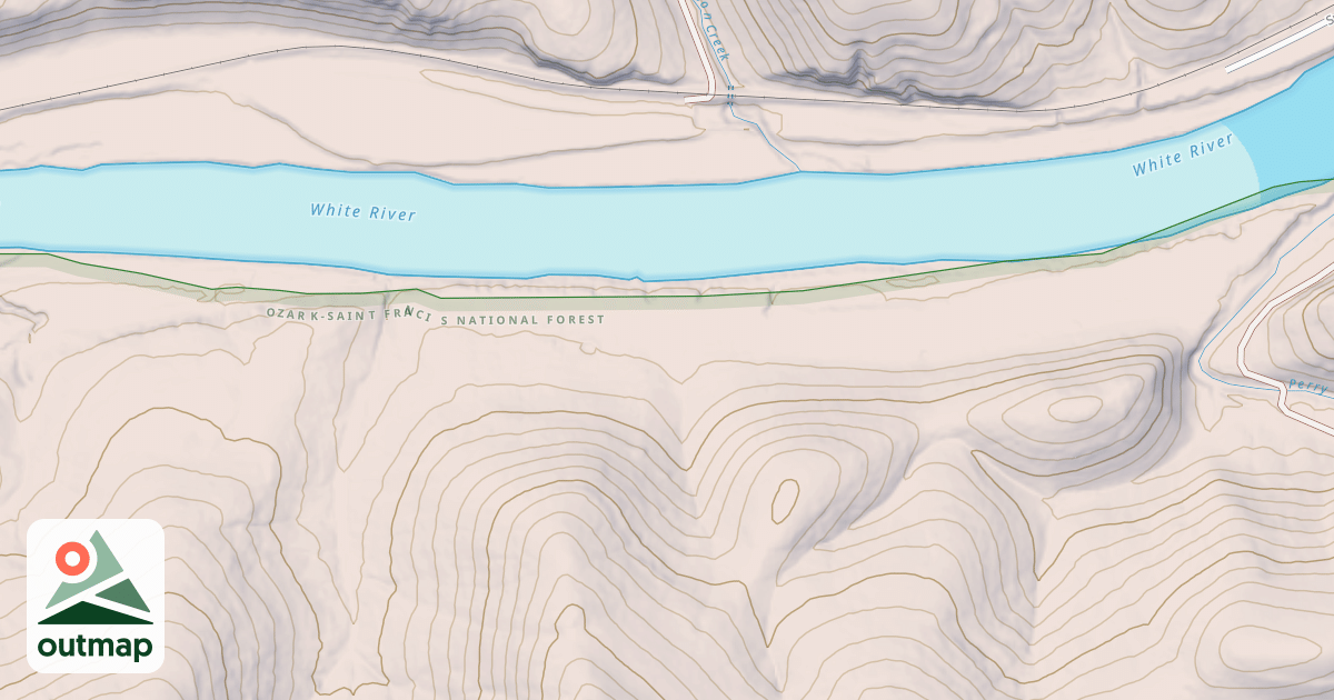 Map of WHITE RIVER PASTURE