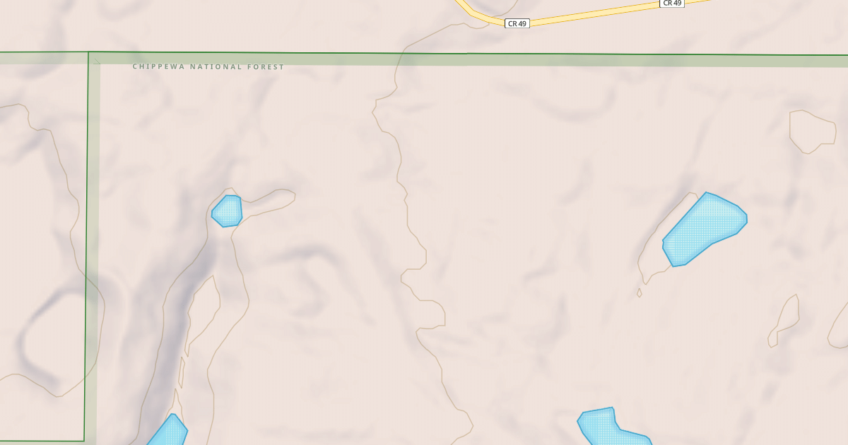 Map preview of EAST BALDY LAKE