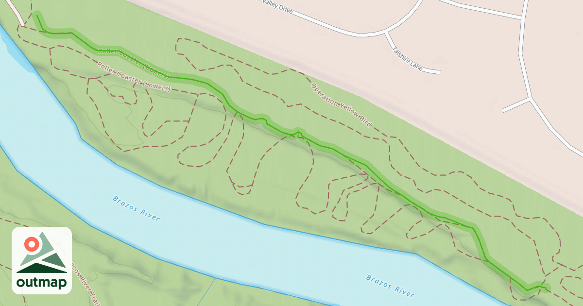 Map of Roller Coaster (Uppers)