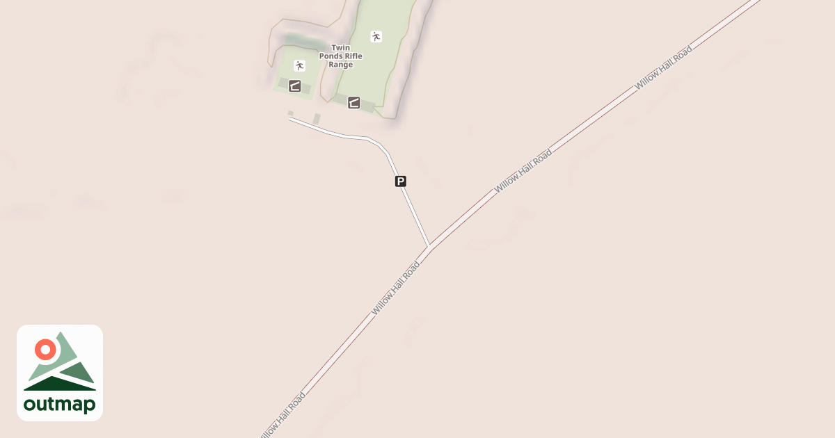Map of TWIN PONDS RIFLE RANGE