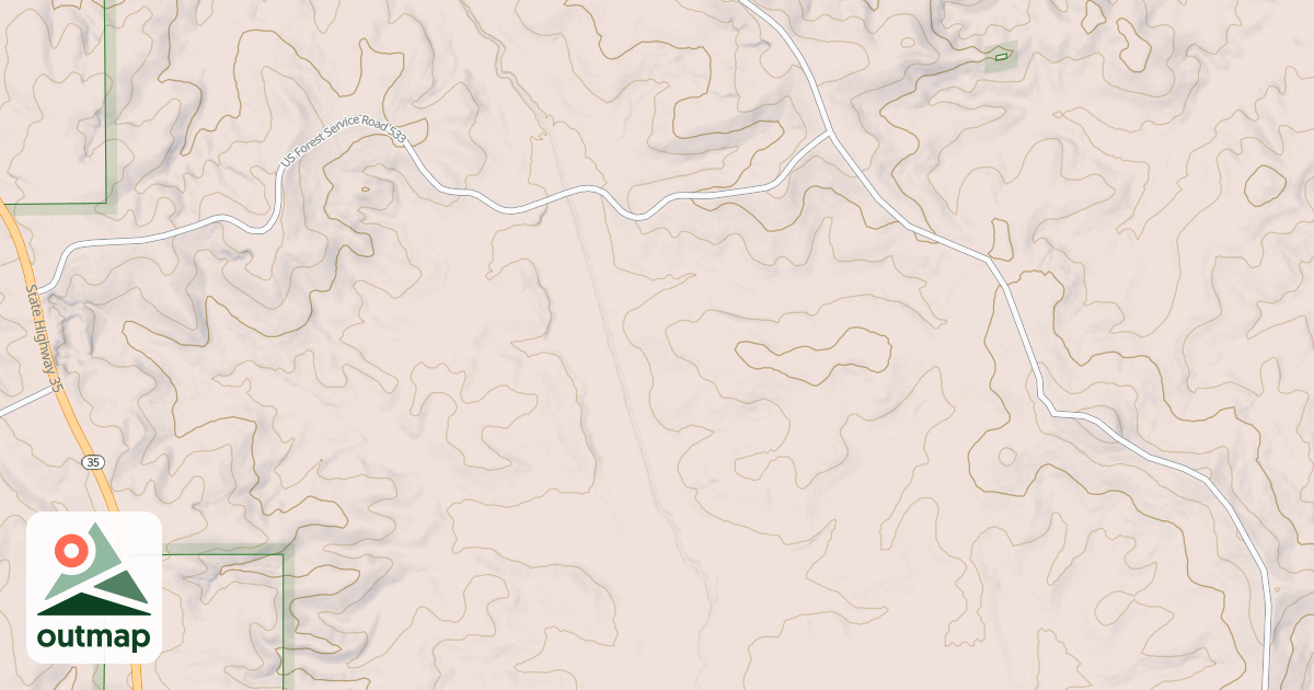 Map of USFS Motor Vehicle Use Map Roads {259981BF-AEB1-45E7-A981-D91C0A52D06E}