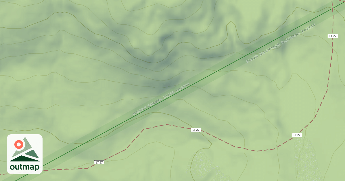 Map of Mt. Carmel