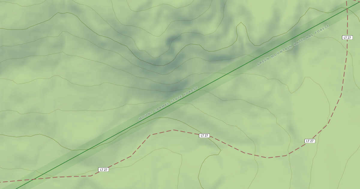 Map preview of Mt. Carmel