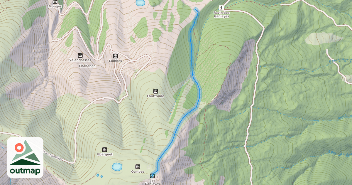 Map of Les Ganiayes Rouges