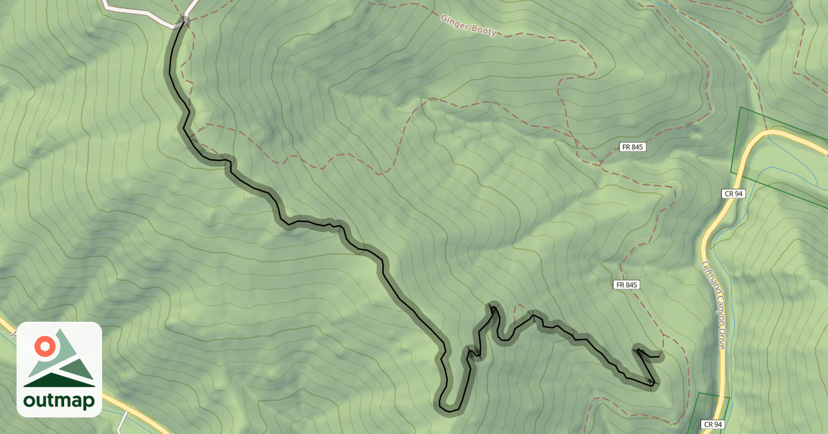 Map of Bon Scott Trail