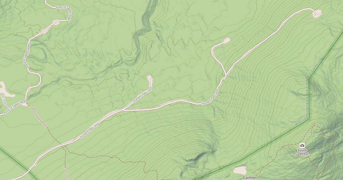 Map preview of HUNTER PASS SPUR