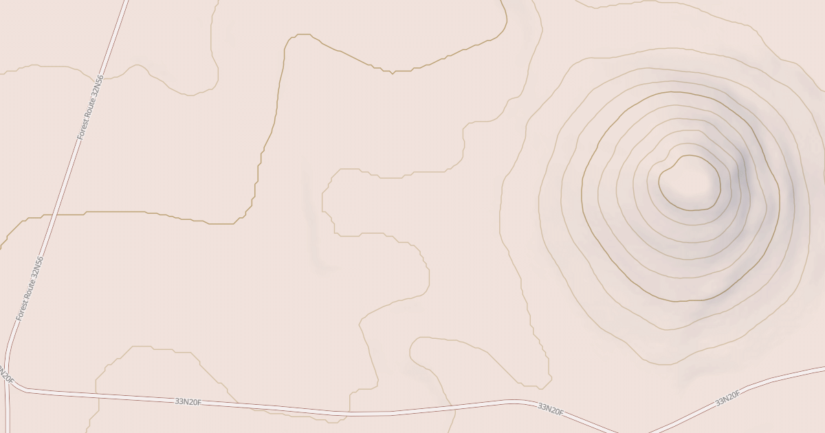 Map preview of CINDER PIT SPUR
