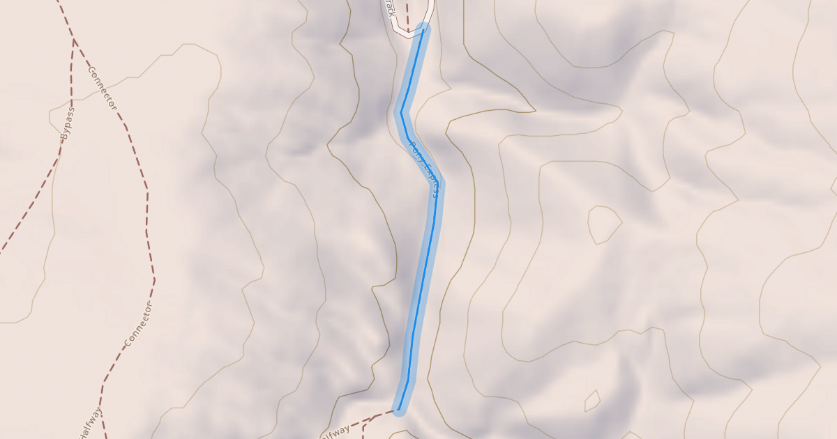 Map preview of Pony Express