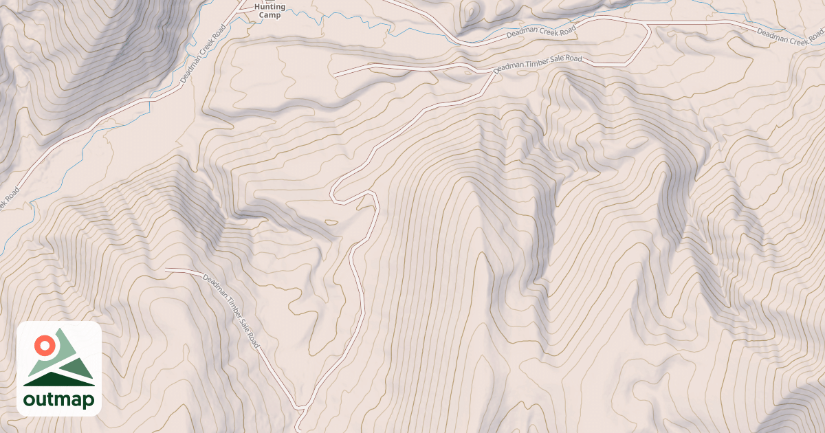 Map of DEADMAN TIMBER SALE
