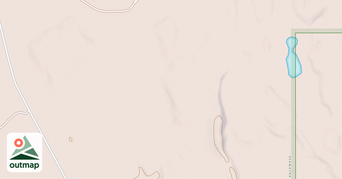 Map of BAR LAKE SPUR B
