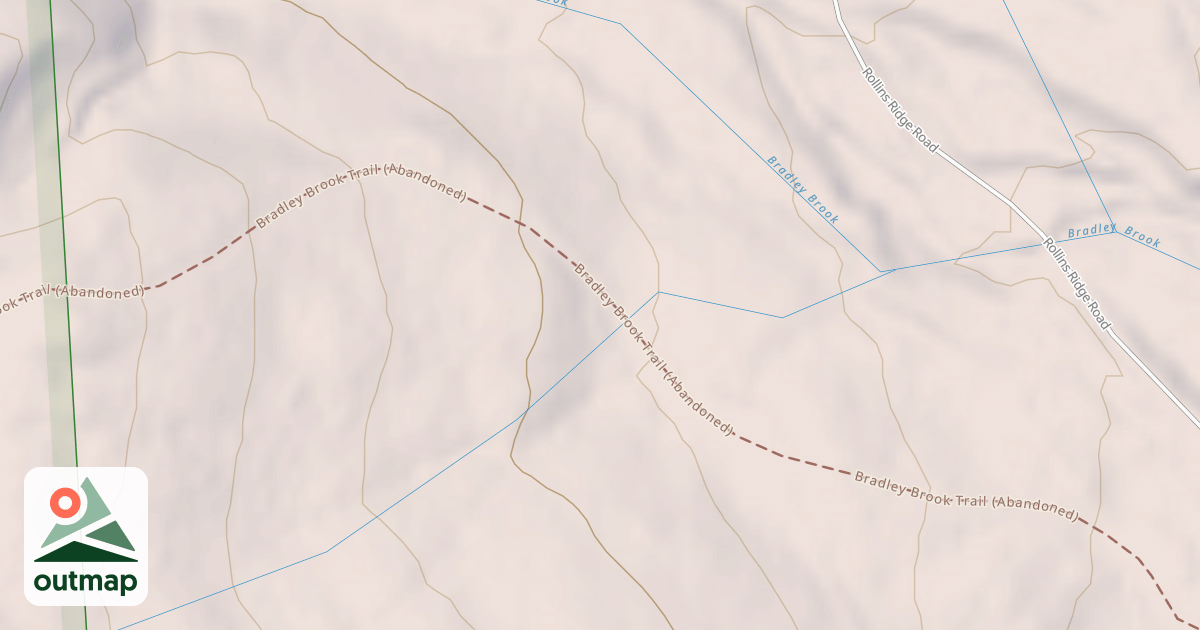 Map of Bradley Brook Trl
