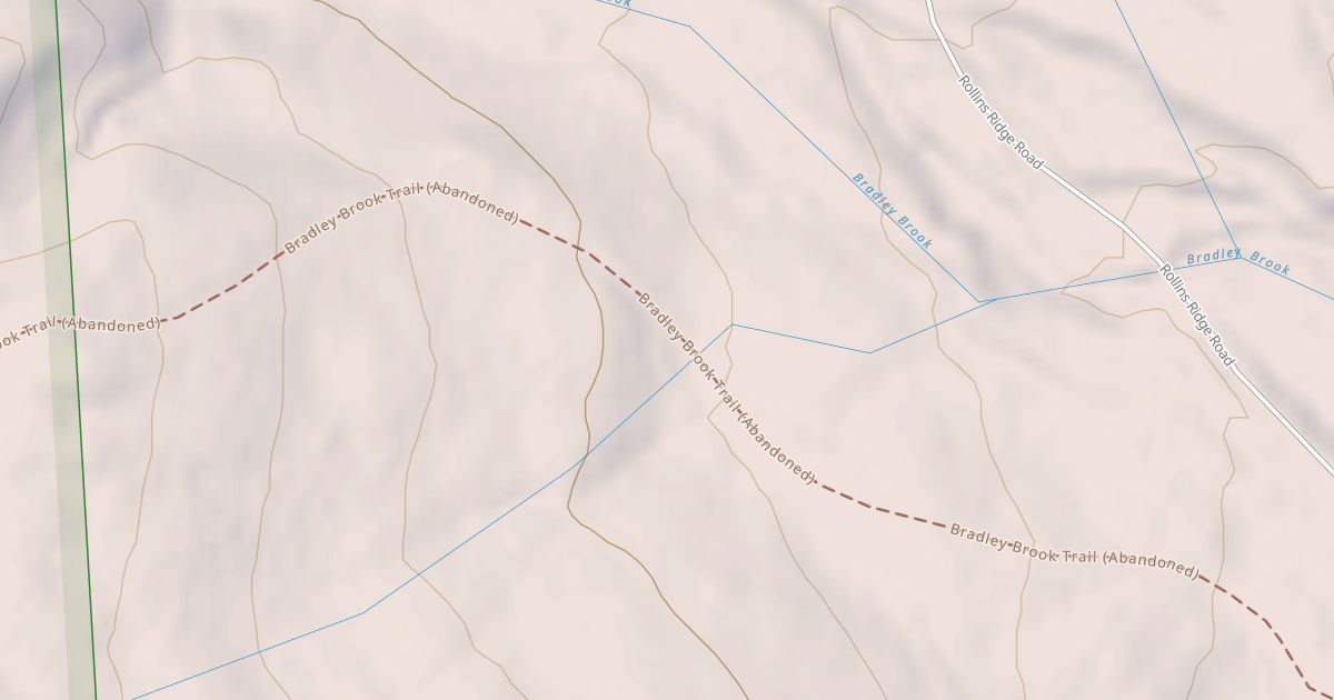 Map preview of Bradley Brook Trl