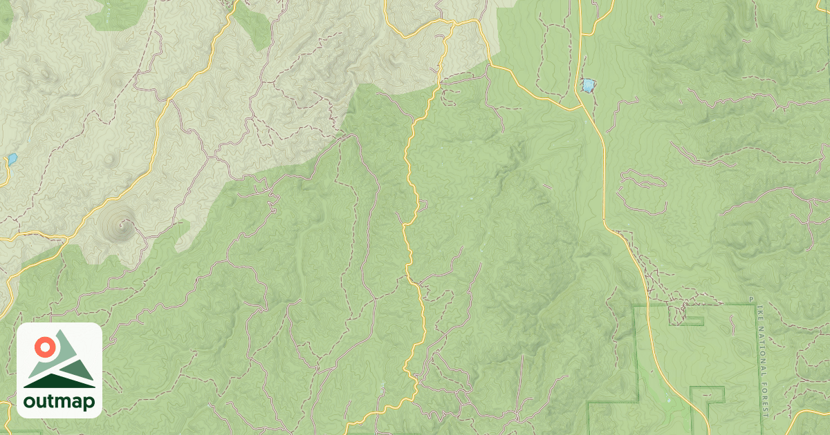 Map of RULE RIDGE