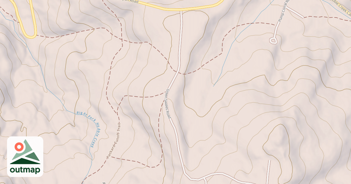 Map of GREEN SWALES