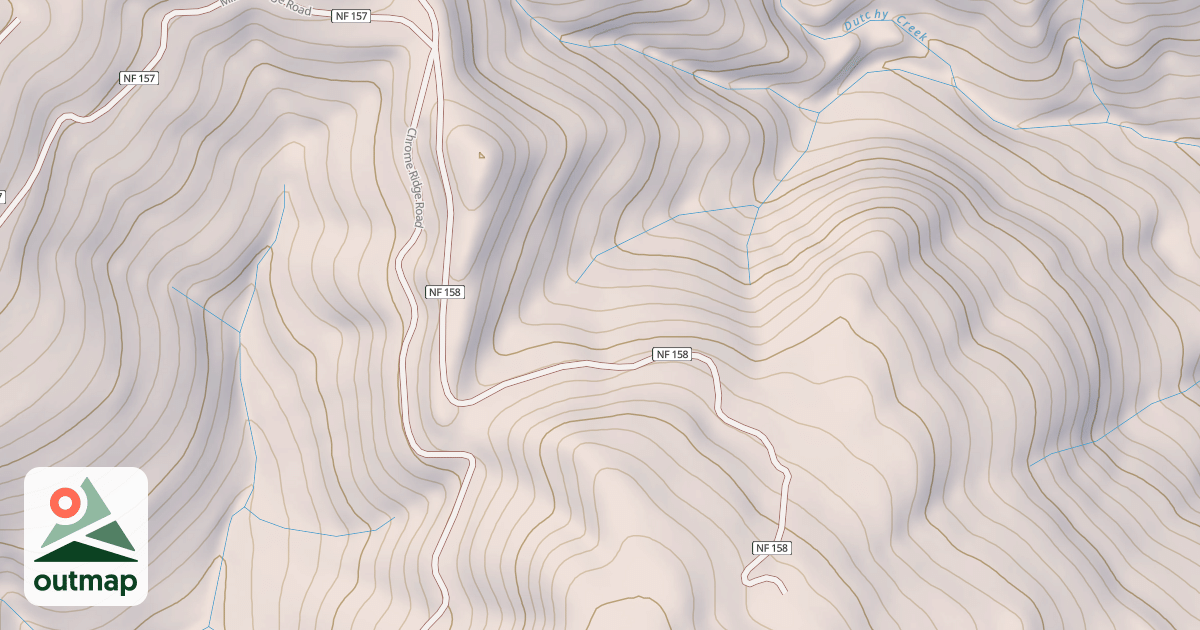 Map of MINERS WAY