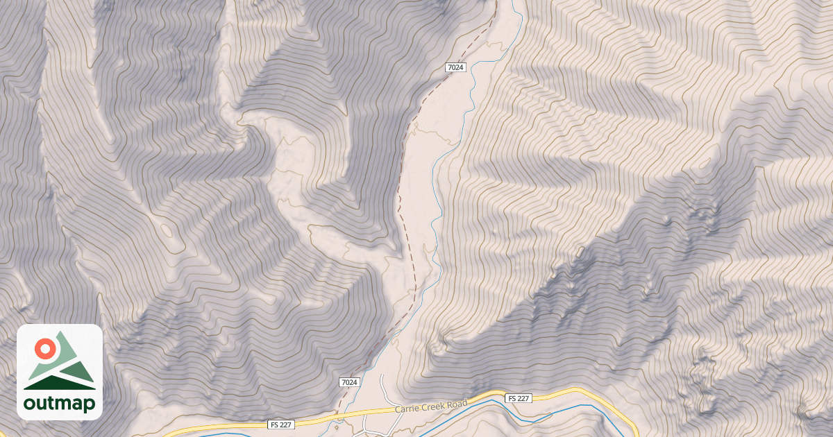 Map of SKELETON CREEK