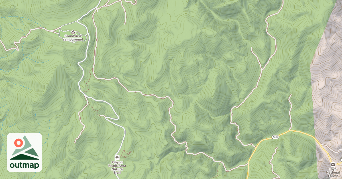 Map of USFS Motor Vehicle Use Map Trails 9544